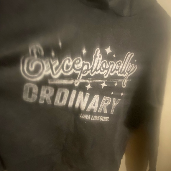 Exceptionally Ordinary~Luna Lovegood cropped Hoodie - Picture 2 of 4